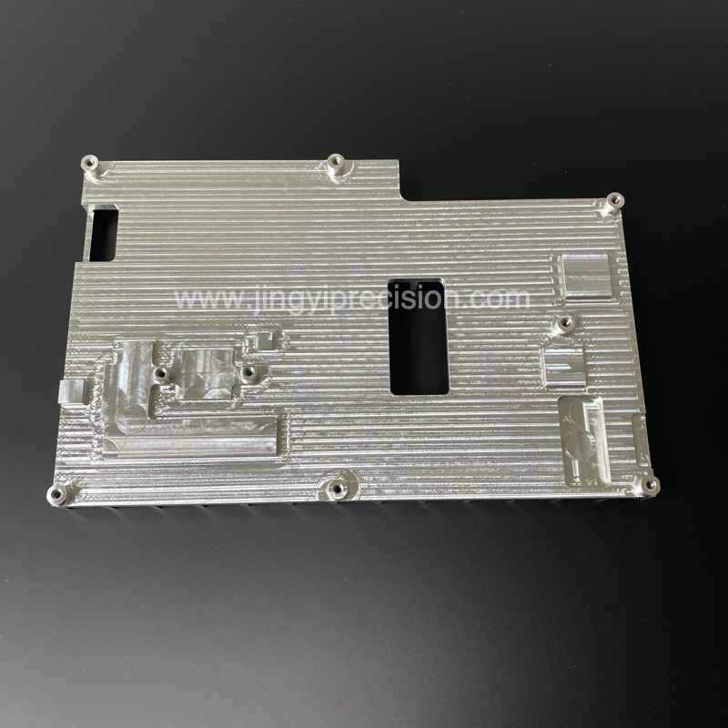 Aluminum extrusion heat sink with CNC