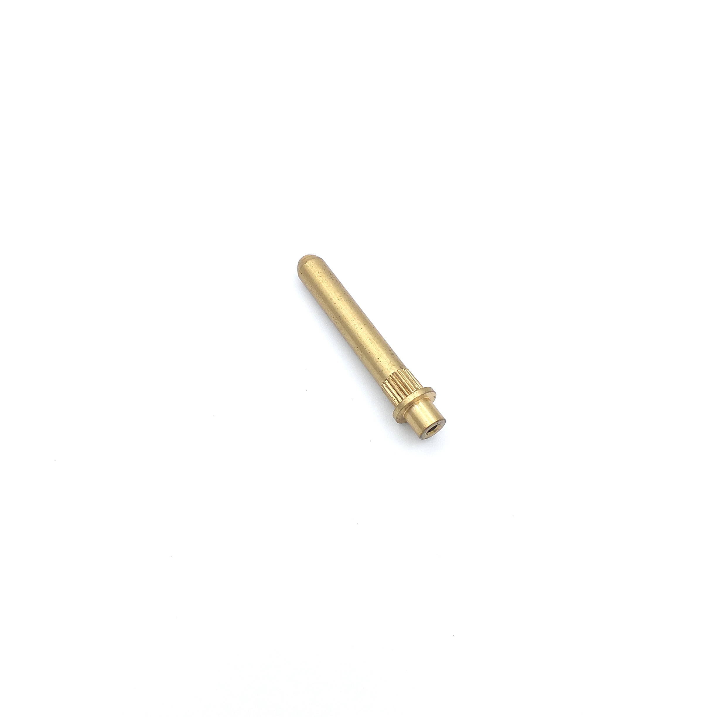 Brass spring socket for a pin